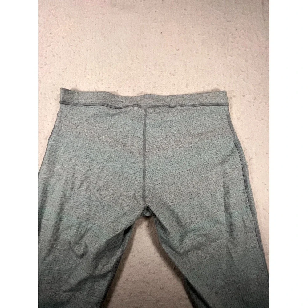 Under Armour ColdGear Leggings Women XL Heather Gray Fitted Fit Mid Rise Running